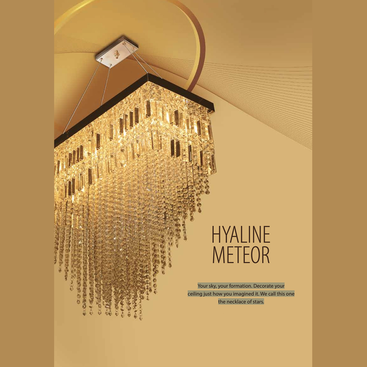 Havells Hyaline Chandelier 10 Lamp E14 Chrome ElectricBasket