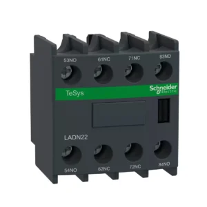 Schneider Tesys Deca Auxiliary Contact Block LADN22 2NO 2NC