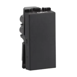 Havells Fabio 10A One Way Switch Black