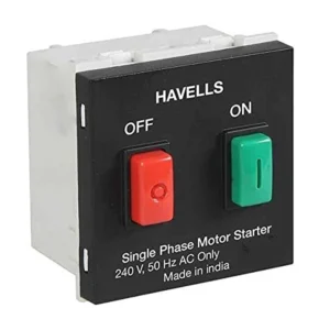 Havells Fabio Motor Starter 25A Black