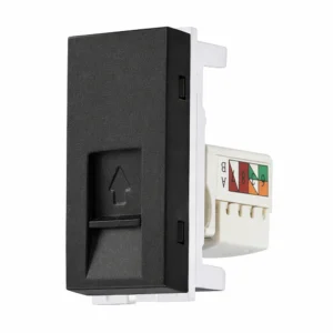Havells Apogee Computer Jack RJ-45 With Cat6-1M Black