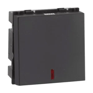 Havells Fabio 32A DP Switch With Indicator Black