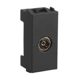 Havells Fabio TV Socket 1M Black
