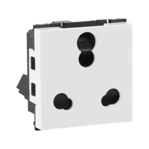 Havells Fabio 16A Shuttered Socket White