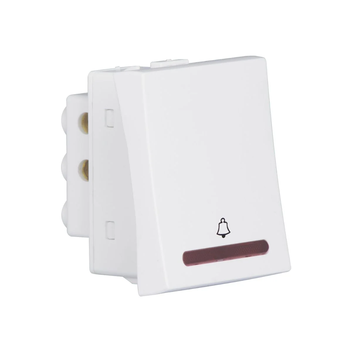 Havells Crabtree Athena Classic A Mega Bell Push Switch With Indicator White Electricbasket