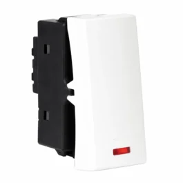 Havells Crabtree Athena One Way Soft Switch With Indicator 16A White