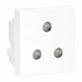 Havells Crabtree Athena 6A 3Pin Shuttered Socket With ISI Marking White