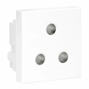 Havells Crabtree Athena 6A 3Pin Shuttered Socket With ISI Marking White
