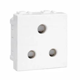 Havells Coral 6A 3 Pin Socket White