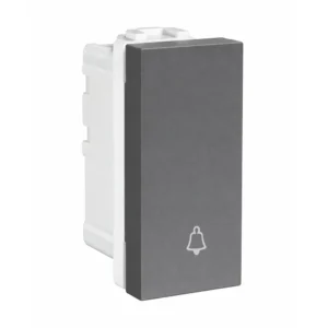 Havells Coral 10A Bell Push Switch Grey