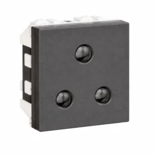 Havells Coral 6A 3Pin Socket Grey