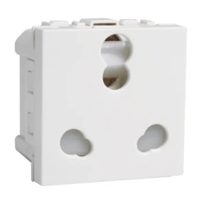 Havells Coral 16A Shuttered Socket White