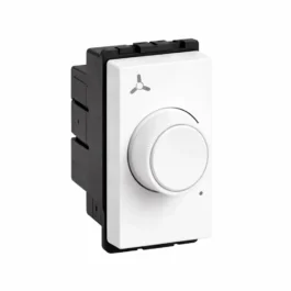 Havells Crabtree Murano Fan Regulator 1M 4 Step White