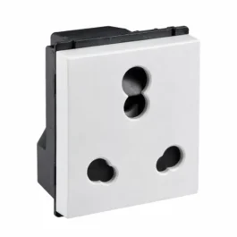 Havells Crabtree Murano 16A 3Pin Shuttered Socket With ISI White