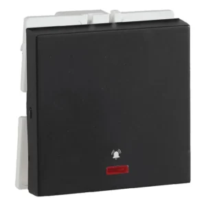 Havells Crabtree Signia Mega Bell Push Switch With Indicator 2M 10A Grey