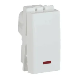 Havells Crabtree Signia One Way Switch With Indicator 16A White