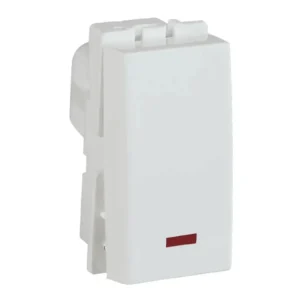 Havells Crabtree Signia One Way Switch With Indicator 16A White