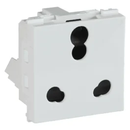 Havells Crabtree Signia 16A 3Pin Shuttered Socket With ISI White