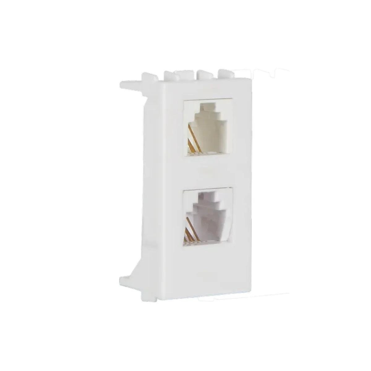 Havells Crabtree Signia Twin Telephone Socket (RJ 11) Support Modules