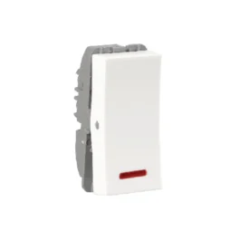 Reo Elegant 16A One Way Switch With Indicator White