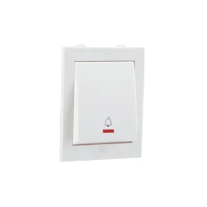 Reo Bliss 10A Mega Bell Push Switch With Indicator White