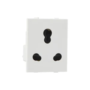 Reo Bliss 16A Twin Socket With Shtutter White