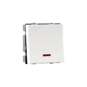 Reo Elegant 32A DP Switch With Indicator White