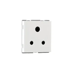 Reo Elegant 6A 3Pin Socket White