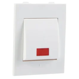 Reo Bliss DP Switch with Indicator 32A White