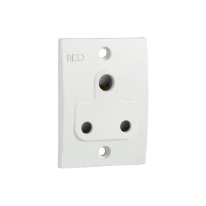 Reo Flair 6A 3Pin Socket White