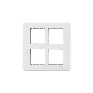 Reo Elegant Modular Combined Plate 8M Vertical White