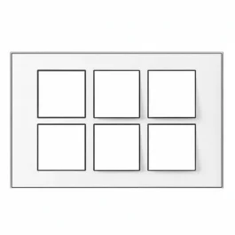 Havells Crabtree Murano Modular Combined Plate 12M Pearl White