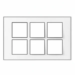 Havells Crabtree Murano Modular Combined Plate 12M Pearl White
