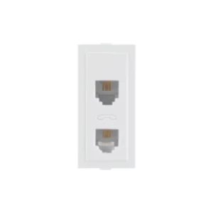 Fybros Telephone Socket Data Communication White