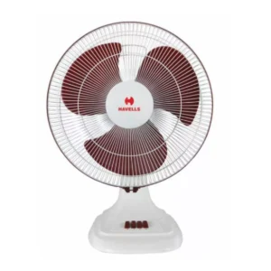 Havells Accelero HS Table Fan 400mm White Red