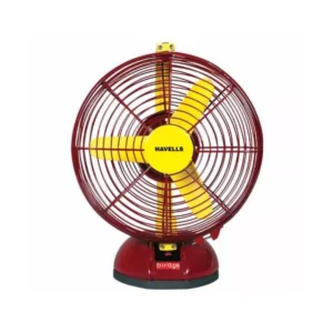 Havells Birdie Hs Personal Fan 230mm Yellow Maroon