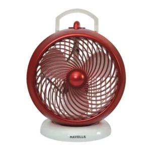 Havells I Cool HS Personal Fan 175mm White Maroon