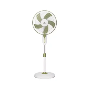 Havells Pentaforce Pedestal Fan 400mm White Green