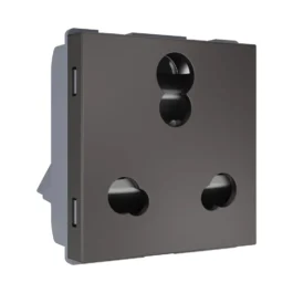 Havells Adiva Socket 6A/16A Grey