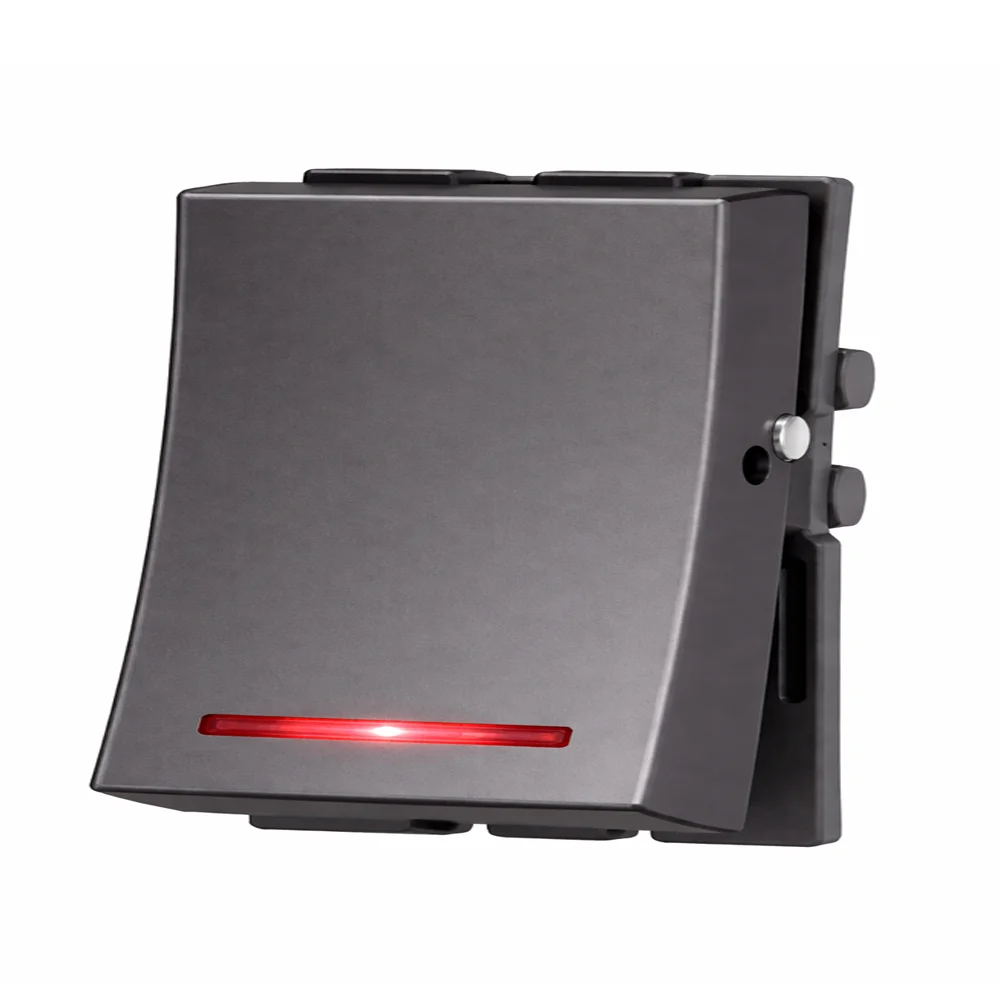Havells Adiva One Way Switch DP 32A Indicator Grey