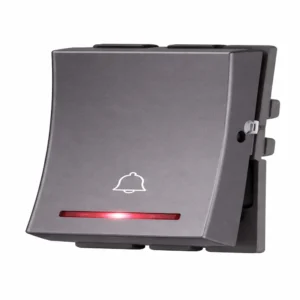 Havells Adiva One Way Mega Bell Push 6A Indicator Grey