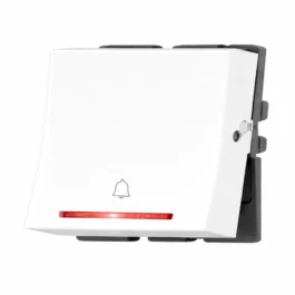 Havells Adiva One Way Mega Bell Push 6A Indicator White