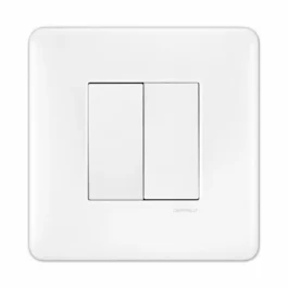 Havells Adiva Modular Combined Plate Horizontal 8M White