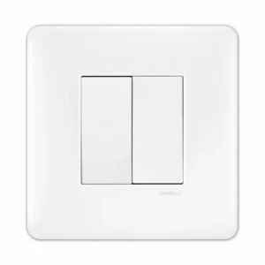 Havells Adiva Modular Combined Plate Horizontal 8M White