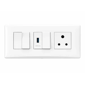 Havells Coral Plus Combined Plate 8M White