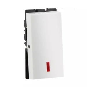 Havells Fabio 16A One Way Switch With Indicator White