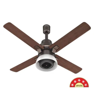 Havells Florette BLDC All Weather Underlight Ceiling Fan 1320MM Smoke Brown Wood