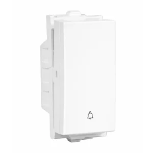Havells Crabtree Verona One Way Bell Push Switch 6A White