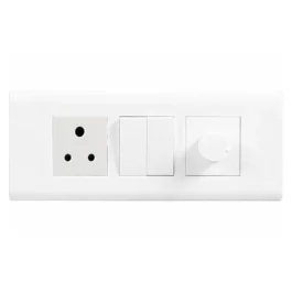 Havells Crabtree Verona Combined Modular Plates 6M White