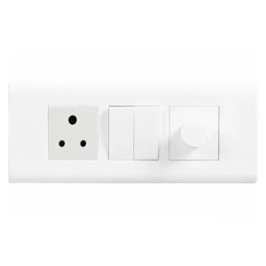 Havells Crabtree Verona Combined Modular Plates 4M White